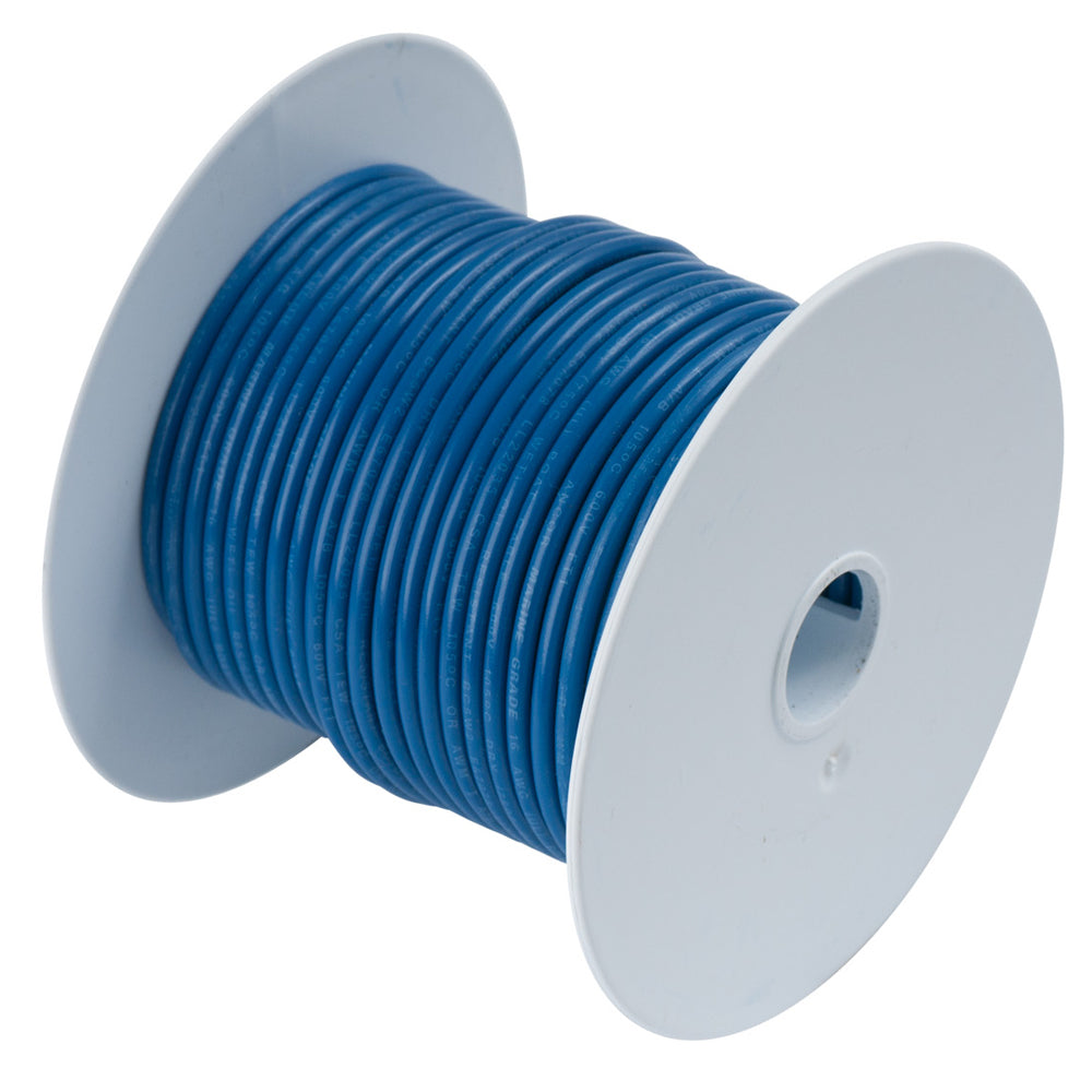 Ancor Dark Blue 18 AWG Tinned Copper Wire - 100&#39; [100110]