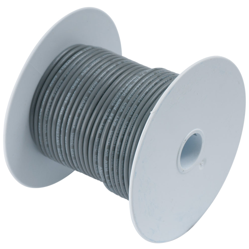 Ancor Grey 18 AWG Tinned Copper Wire - 35&#39; [180403]