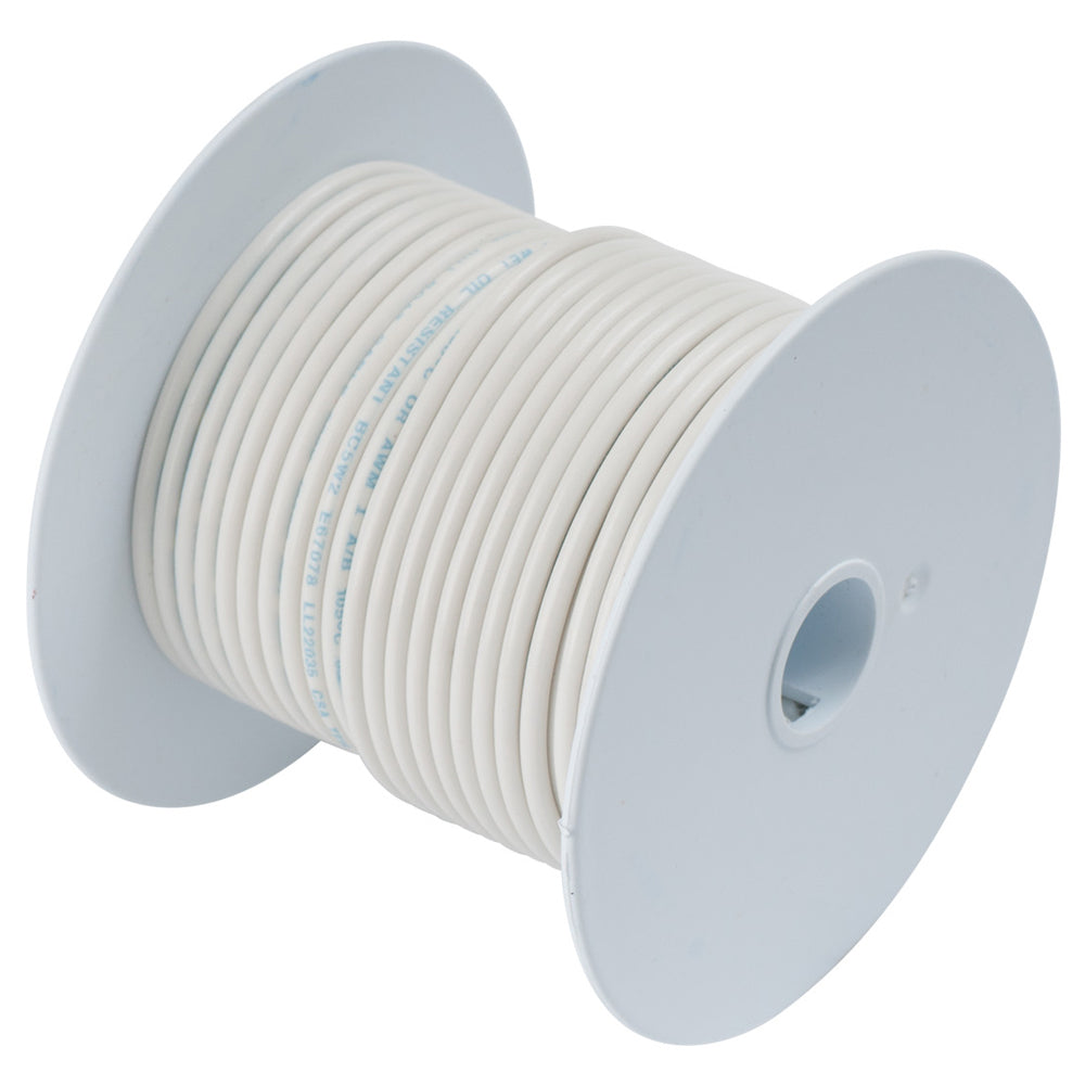 Ancor White 18 AWG Tinned Copper Wire - 100&#39; [100910]