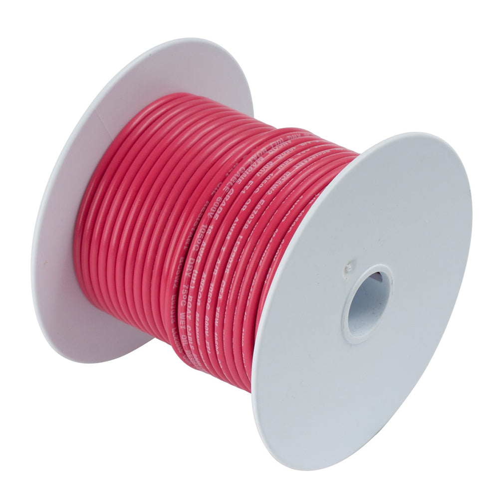 Ancor Red 6 AWG Tinned Copper Wire - 50&#39; [112505]