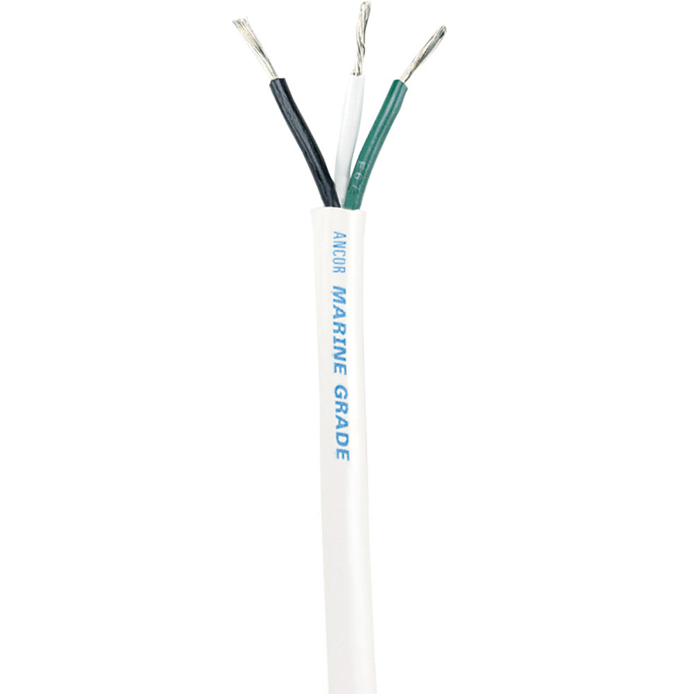 Ancor White Triplex Cable - 14/3 AWG - Round - 100&#39; [133510]