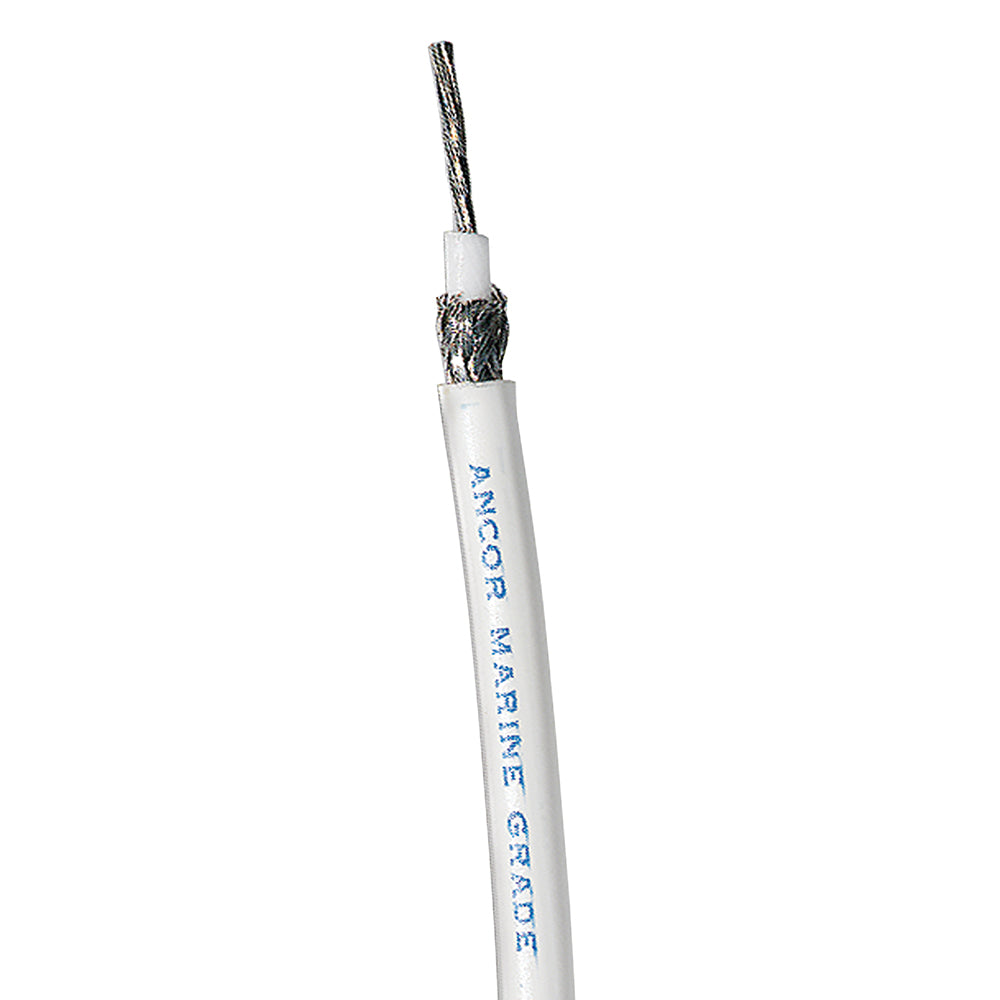 Ancor White RG 213 Tinned Coaxial Cable - 250&#39; [151725]