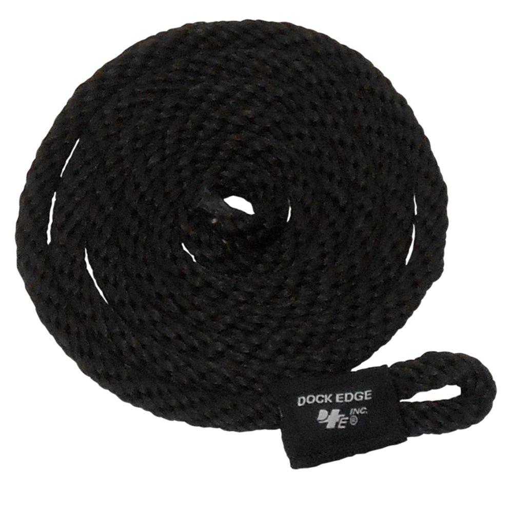 Dock Edge Fender Line - 3/8" x 5' - Black - 2-Pack [DE91566F]