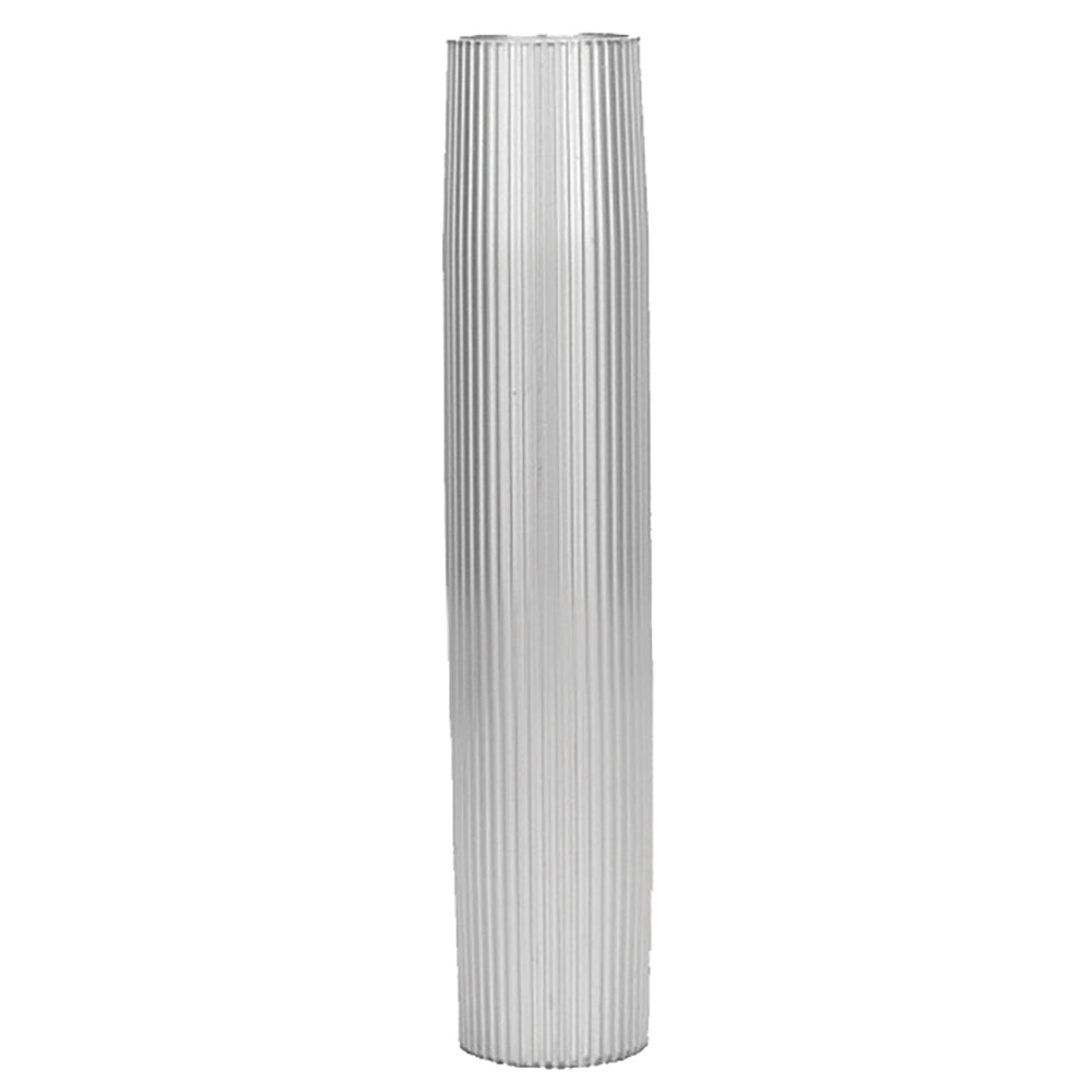 TACO Aluminum Ribbed Table Pedestal - 2-3/8&quot; O.D. - 27-1/2&quot; Length [Z60-7279VEL27.5-2]