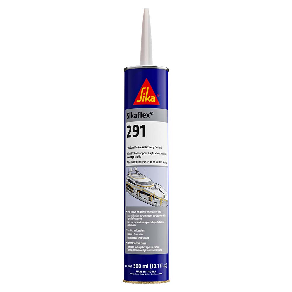Sika Sikaflex 291 Fast Cure Adhesive  Sealant 10.3oz(300ml) Cartridge - White [90919]