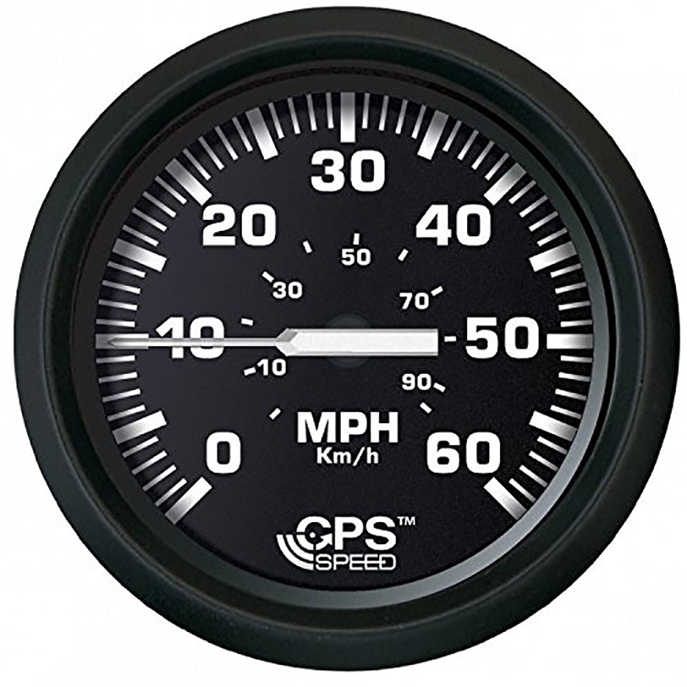 Faria Euro Black 4&quot; Speedometer 60MPH (GPS) [32816]