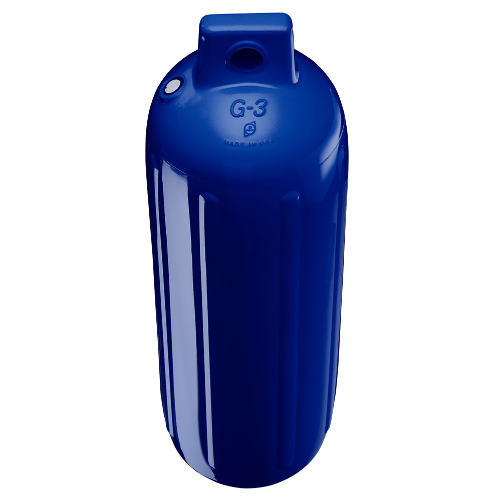 Polyform G-3 Twin Eye Fender 5.5&quot; x 19&quot; - Cobalt Blue w/Adapter [G-3-COBALT BLUE]