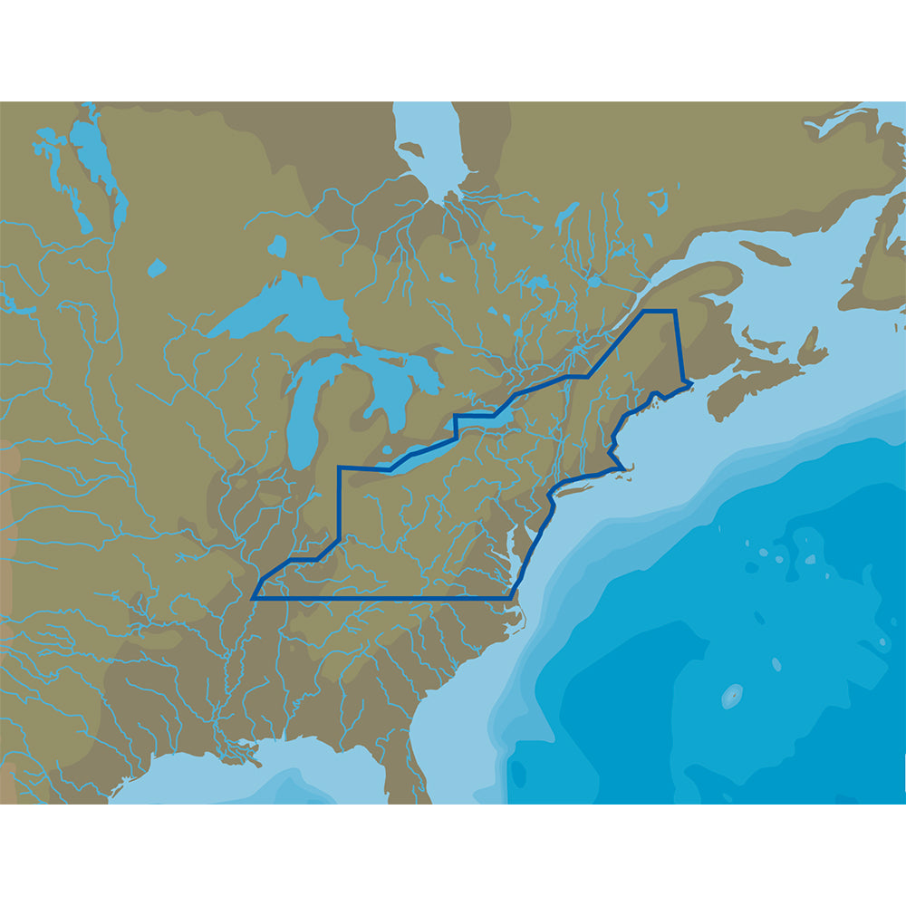 C-MAP 4D Lakes NA-D073 North East [M-NA-D073-MS]