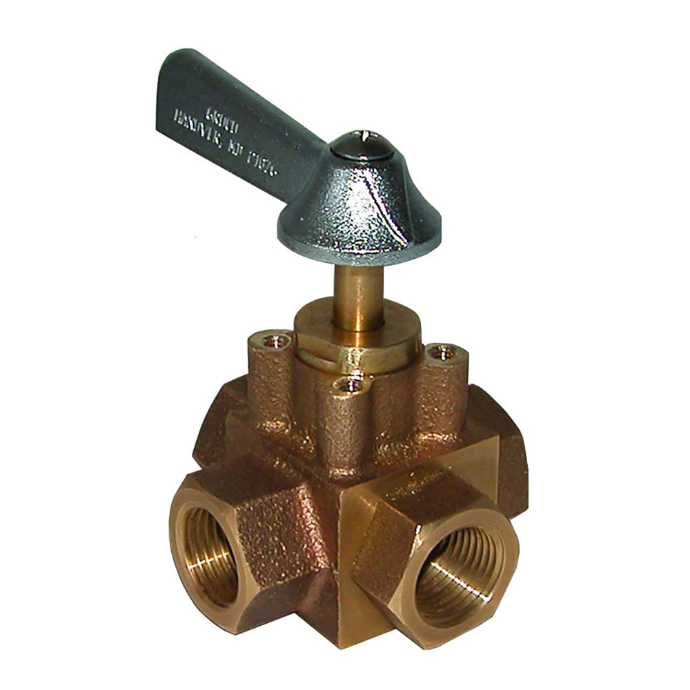 GROCO 1/2&quot; 4-Port Tank Selector Valve [FV-450-X]