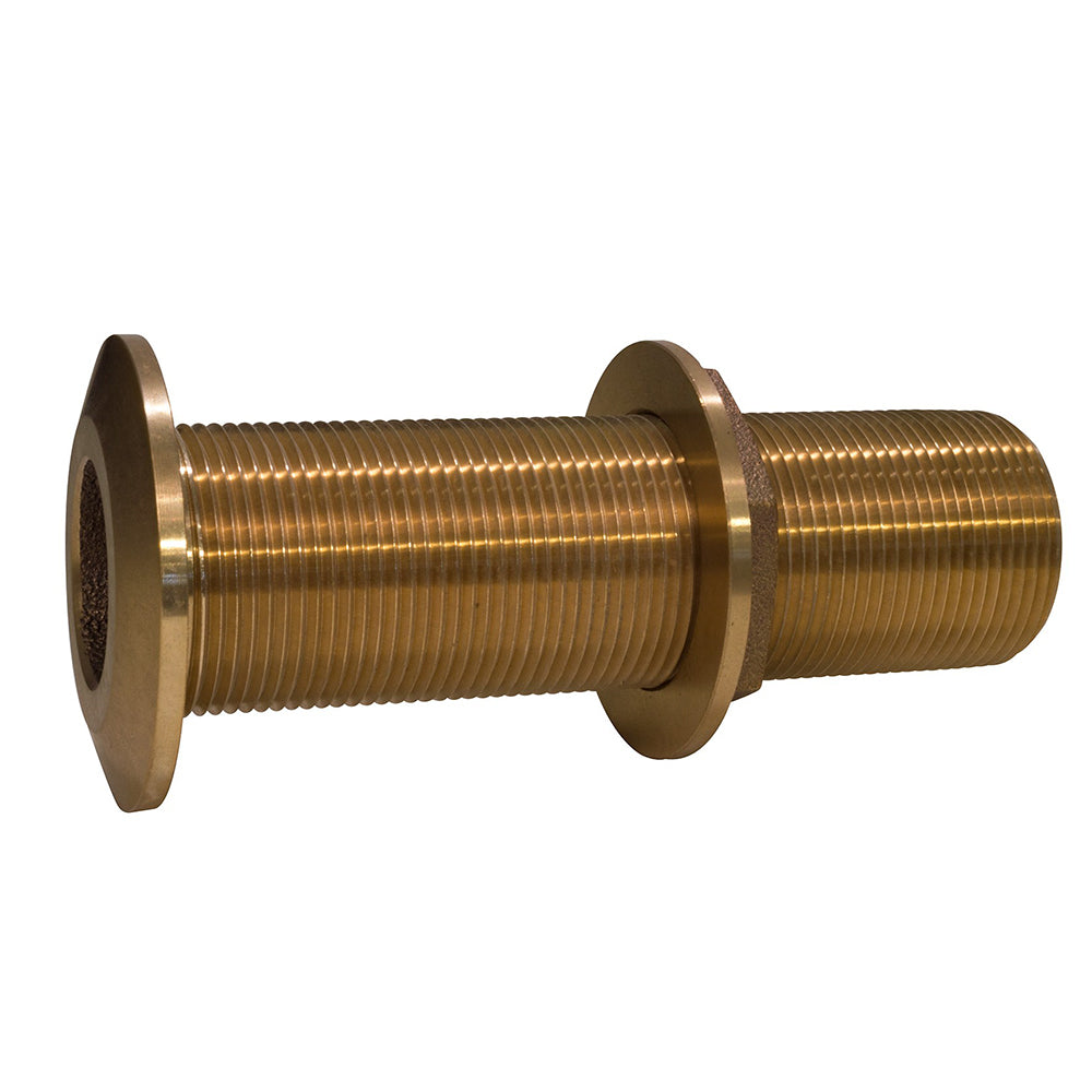 GROCO 3/4&quot; Bronze Extra Long Thru-Hull Fitting w/Nut [THXL-750-W]