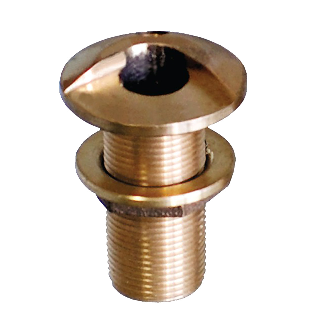 GROCO 1-1/4&quot; Bronze High Speed Thru-Hull Fitting w/Nut [HSTH-1250-W]