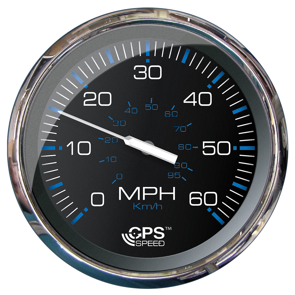 Faria Chesapeake Black 5&quot; Studded Speedometer - 60 MPH (GPS) [33761]