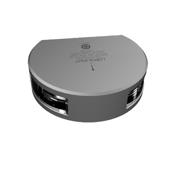 Lopolight Series 201-011 - Masthead Light - 3NM - Vertical Mount - White - Silver Housing  [201-011]