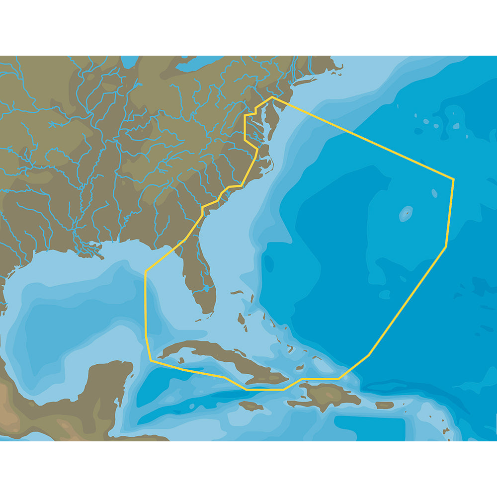 C-MAP 4D NA-D063 Chesapeake Bay to Cuba - microSD/SD