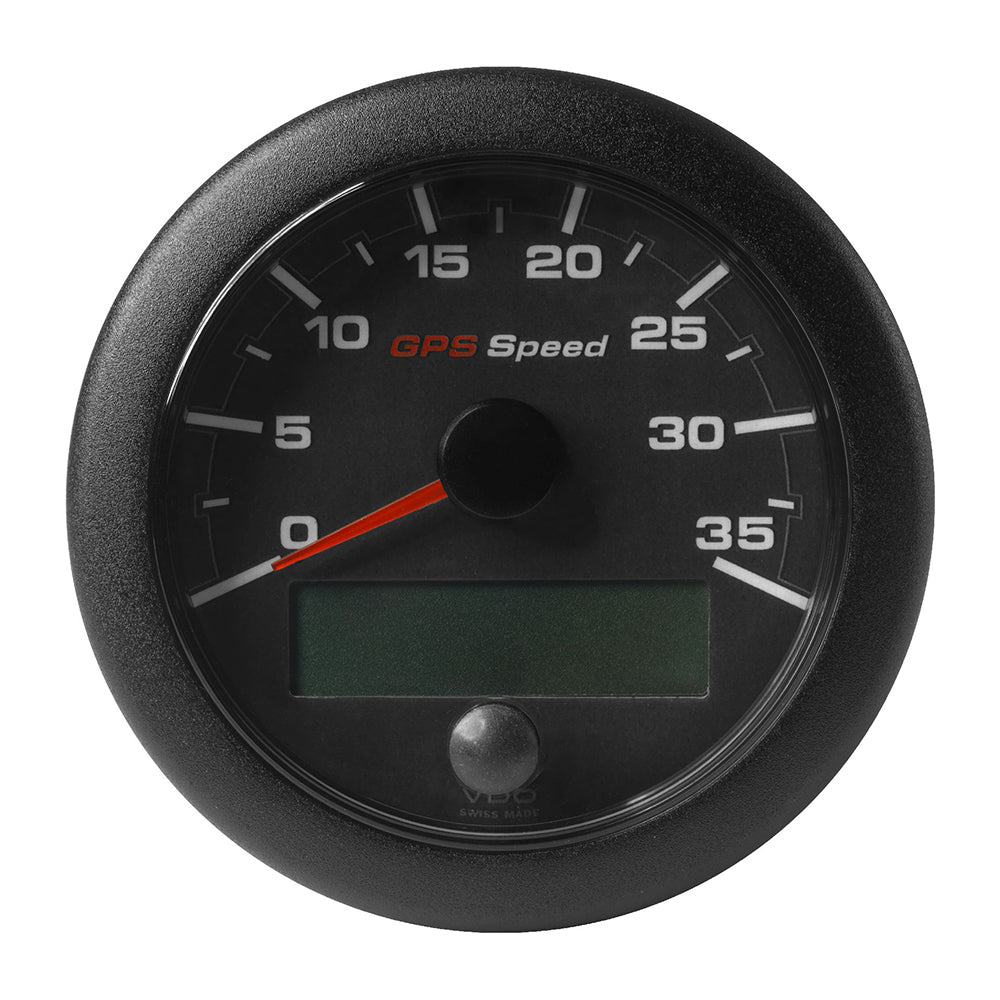 Veratron 3-3/8&quot; (85mm) OceanLink GPS Speedometer - Black Dial  Bezel (0-35 K/MPH/KMH) [A2C1351980001]