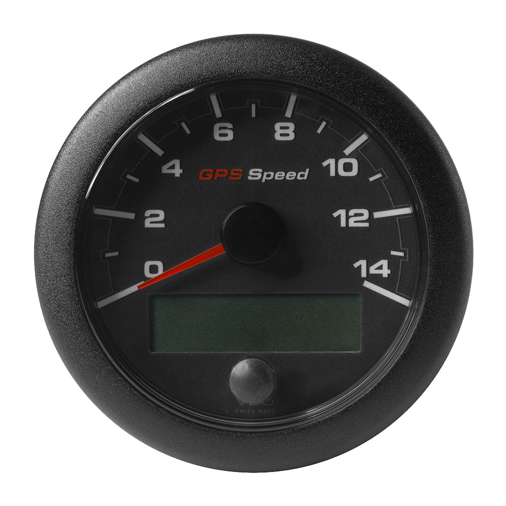 Veratron 3-3/8&quot; (85mm) OceanLink GPS Speedometer - Black Dial  Bezel (0-14 K/MPH/KMH) [A2C1351970001]