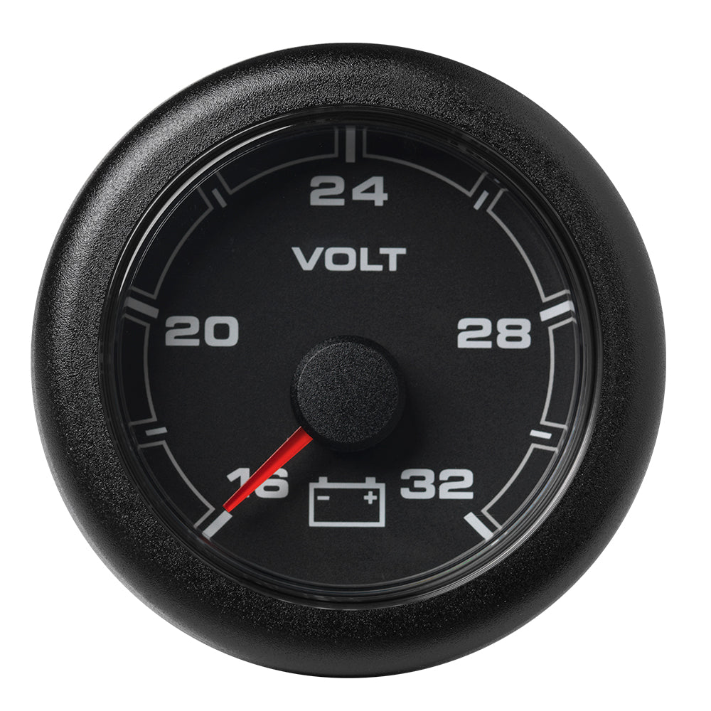 Veratron 52MM (2-1/16&quot;) OceanLink Battery Voltage Gauge - 16 to 32V - Black Dial  Bezel [A2C1066120001]