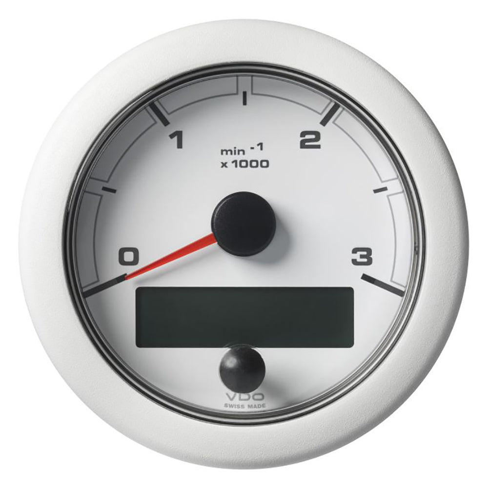 Veratron 3-3/8&quot; (85MM) OceanLink NMEA 2000 Tachometer - 3000 RPM - White Dial  Bezel [A2C1065670001]