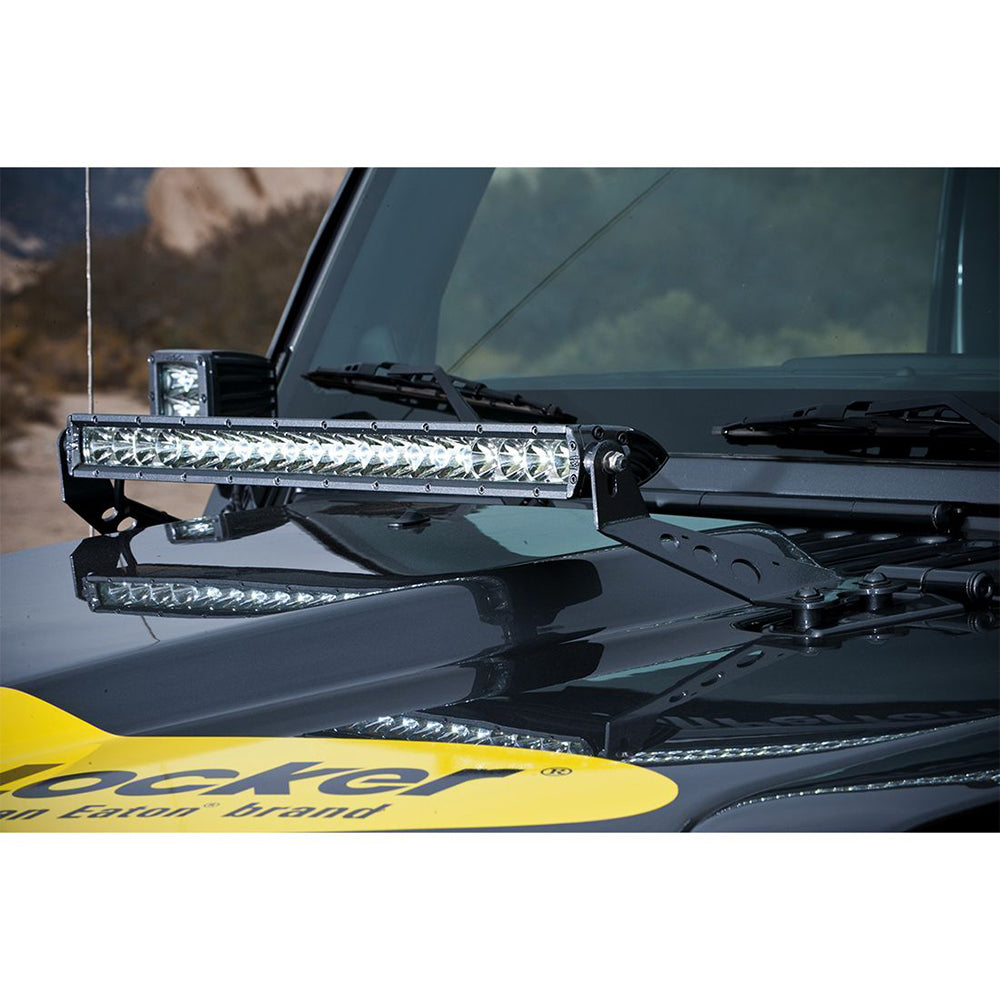 RIGID Industries 2007-2017 Jeep JK 20&quot; Light Hood Mount [40333]