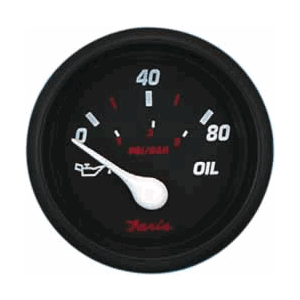 Faria Professional Red 2&quot; Oil Pressure Gauge [14602]