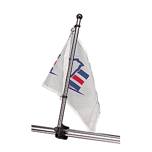 Sea-Dog Stainless Steel Rail Mount Flagpole - 17&quot; [327122-1]