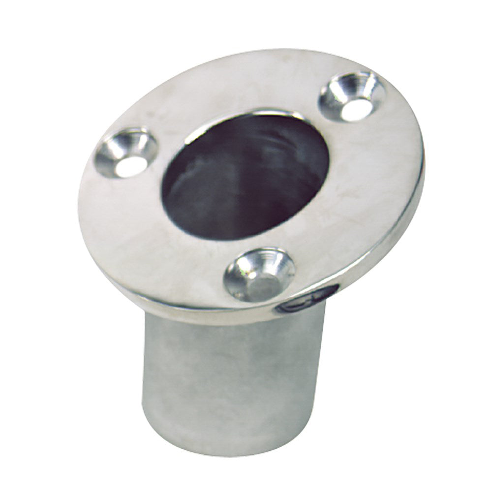 Sea-Dog Flush Mount Flagpole Socket - 25 - 1-1/4&quot; ID - 316 Stainless Steel [491713-1]