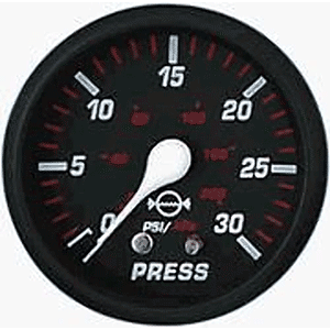 Faria Professional Red 2&quot; Water Pressure Gauge [14612]