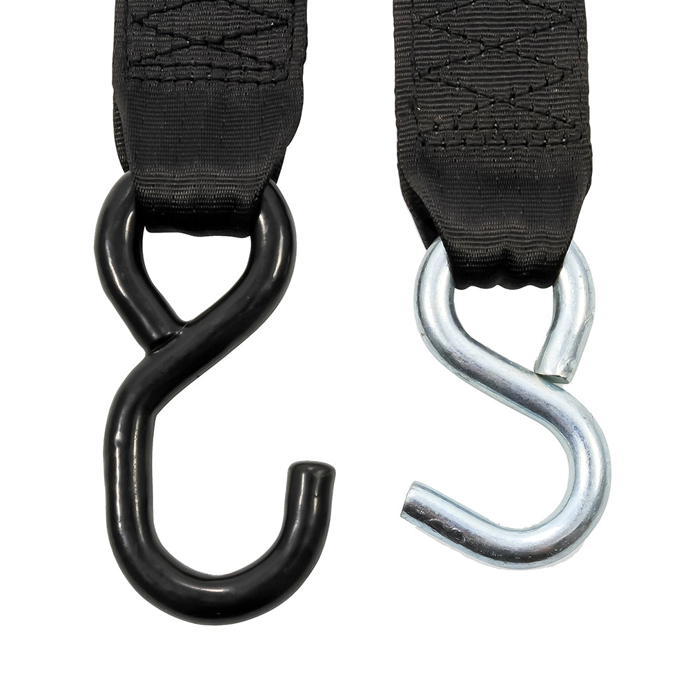 Camco Retractable Tie Down Straps - 2&quot; Width 6 Dual Hooks [50031]