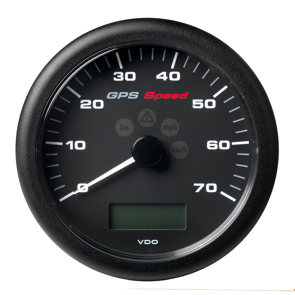 Veratron 4-1/4&quot; (110MM) ViewLine GPS Speedometer 0-70 KNOTS/KMH/MPH - 8 to 16V Black Dial  Bezel [A2C59501781]