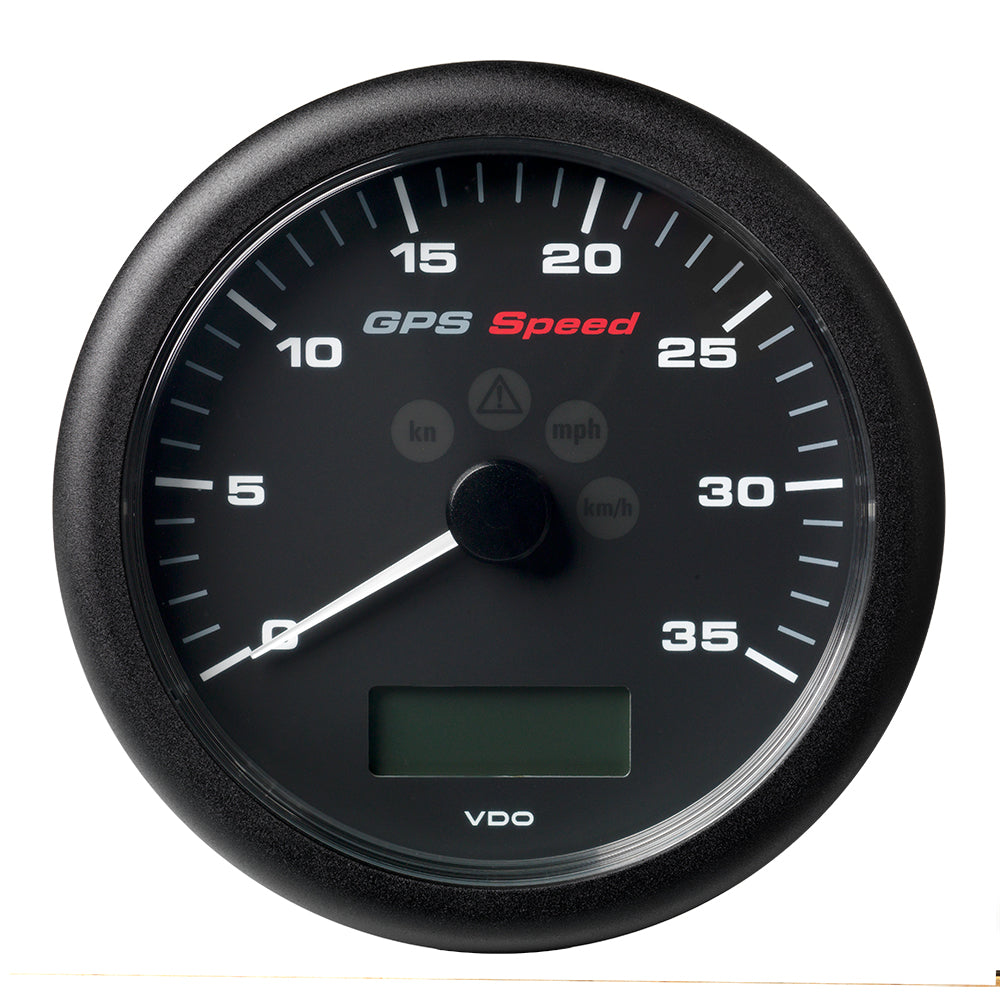 Veratron 4-1/4&quot; (110MM) ViewLine GPS Speedometer 0-35 KNOTS/KMH/MPH - 8 to 16V Black Dial  Bezel [A2C59501782]