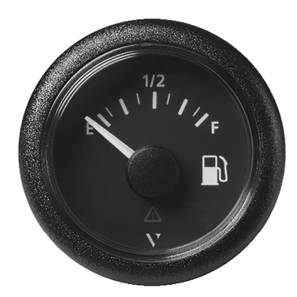 Veratron 52MM (2-1/16&quot;) ViewLine Fuel Level Gauge Empty/Full - 240-33.5 OHM - Black Dial  Round Bezel [A2C59514094]