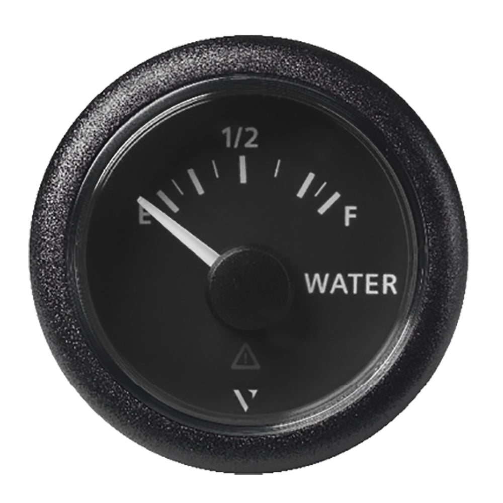 Veratron 52MM (2-1/16&quot;) ViewLine Fresh Water Resistive - Empty/Full - 3 to180 OHM - Black Dial  Round Bezel [A2C59514099]