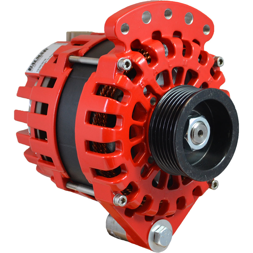 Balmar Alternator 170AMP, 12V, 1-2&quot; Single Foot, K6 Pulley w/Internal Regulator  Isolated Grounding [XT-SF-170-IR-IG]