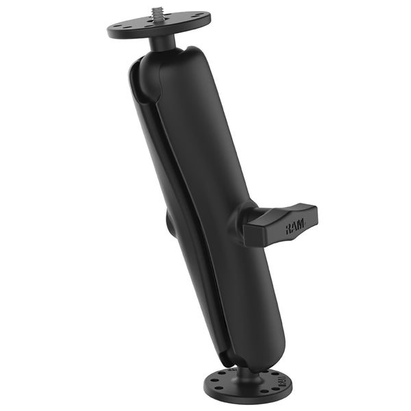 RAM Mount RAM Double Ball Mount w/1/4"-20 Male Thread - Long Arm