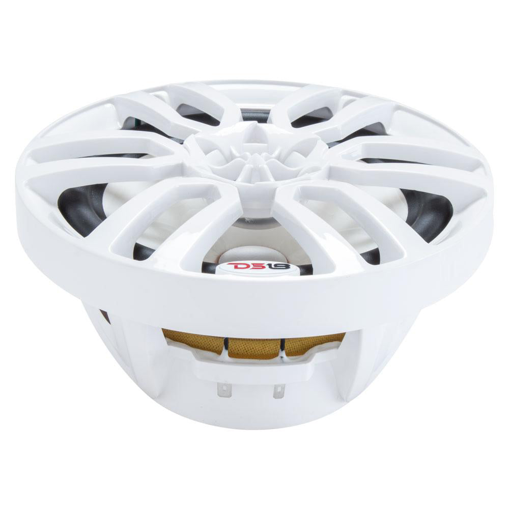 DS18 HYDRO 6.5&quot; 2-Way Marine Speakers w/RGB LED Lights 300W - White [NXL-6]