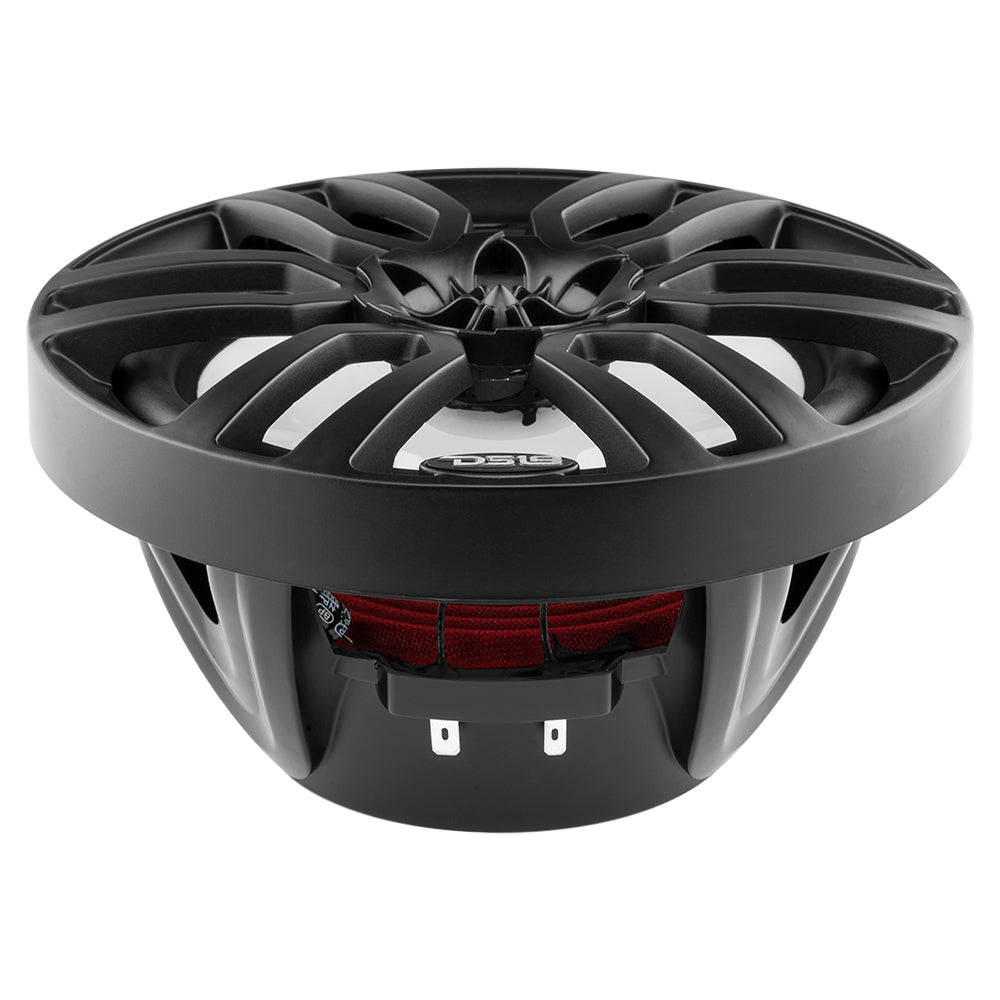 DS18 HYDRO 8&quot; 2-Way Marine Speakers w/RGB LED Lights 375W - Matte Black [NXL-8BK]