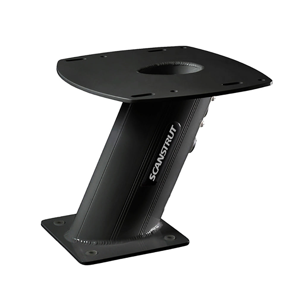 Scanstrut APT-250-01-B - Aluminum PowerTower Radar Mount - 10&quot; Aft Leaning - Black [APT-250-01-BLK]