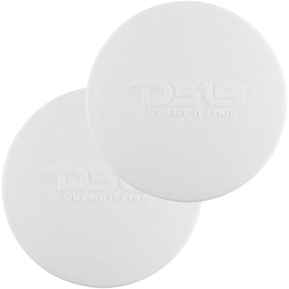 DS18 Silicone Marine Speaker Cover f/6.5&quot; Speakers - White [CS-6/WH]