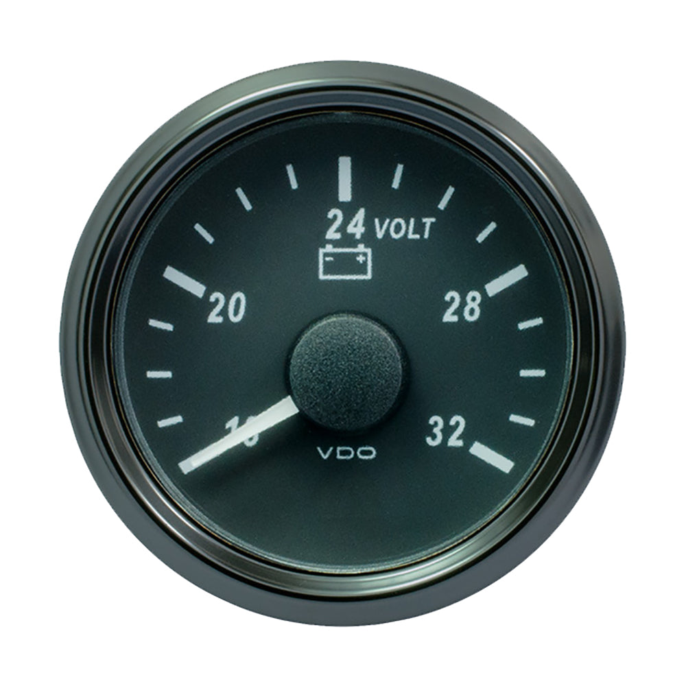 VDO SingleViu 52mm (2-1/16&quot;) Voltmeter f/24V Systems - 32V [A2C3832780030]