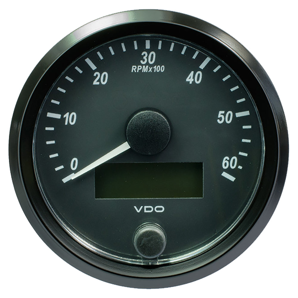 VDO SingleViu 80mm (3-1/8&quot;) Tachometer - 6,000 RPM [A2C3833010030]