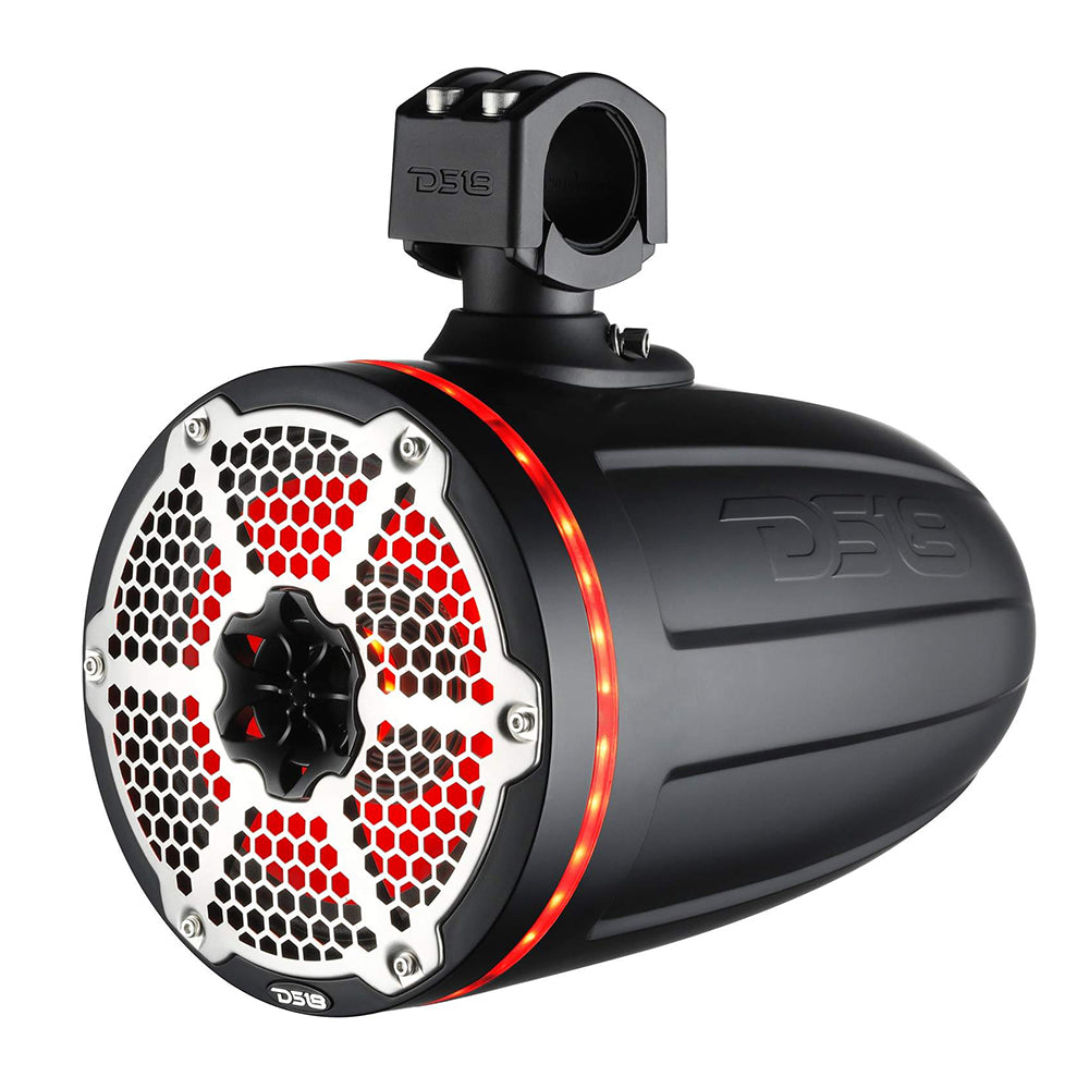 DS18 Hydro 6.5&quot; Neodymium Wakeboard Speakers w/1&quot; Driver and RGB LED Lights - 450W - Black [NXL-X6TPNEO/BK]