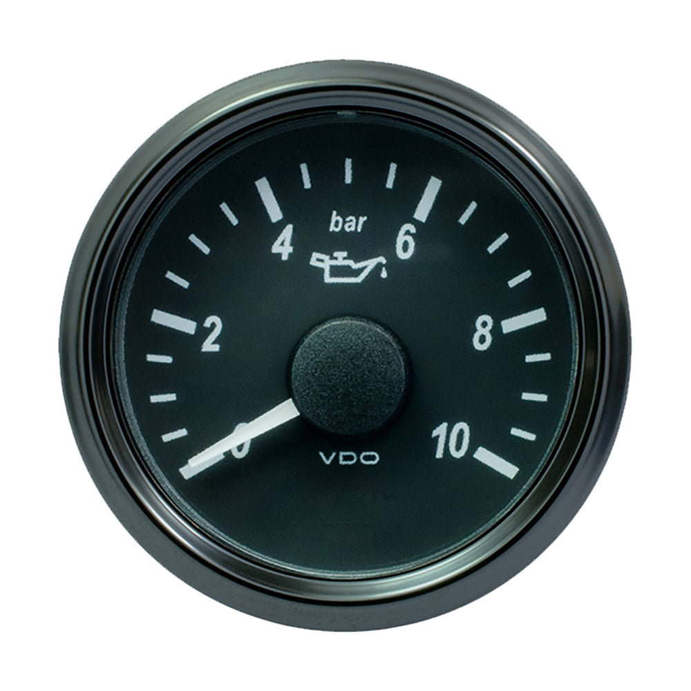 VDO SingleViu 52mm (2-1/16&quot;) Oil Pressure Gauge - 10 Bar - 0-4.5V [A2C3832690030]