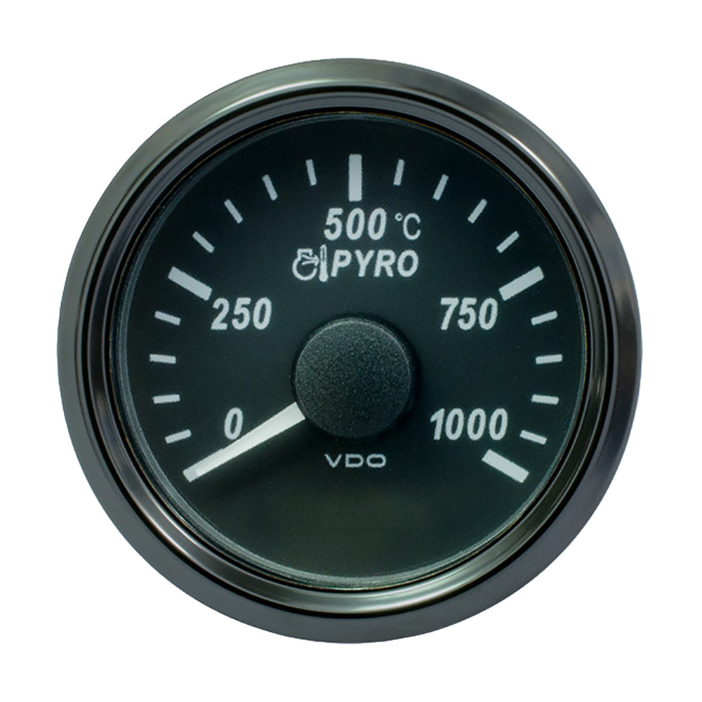 VDO SingleViu 52mm (2-1/16&quot;) Exhaust Gas Temp. Gauge - 1000C [A2C3833050030]