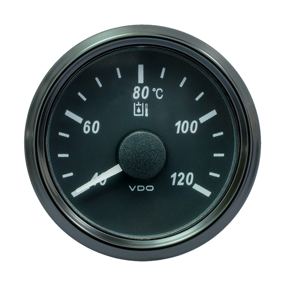 VDO SingleViu 52mm (2-1/16&quot;) Hydraulic Oil Temp. Gauge - 120C - 291-22 Ohm [A2C3833510030]