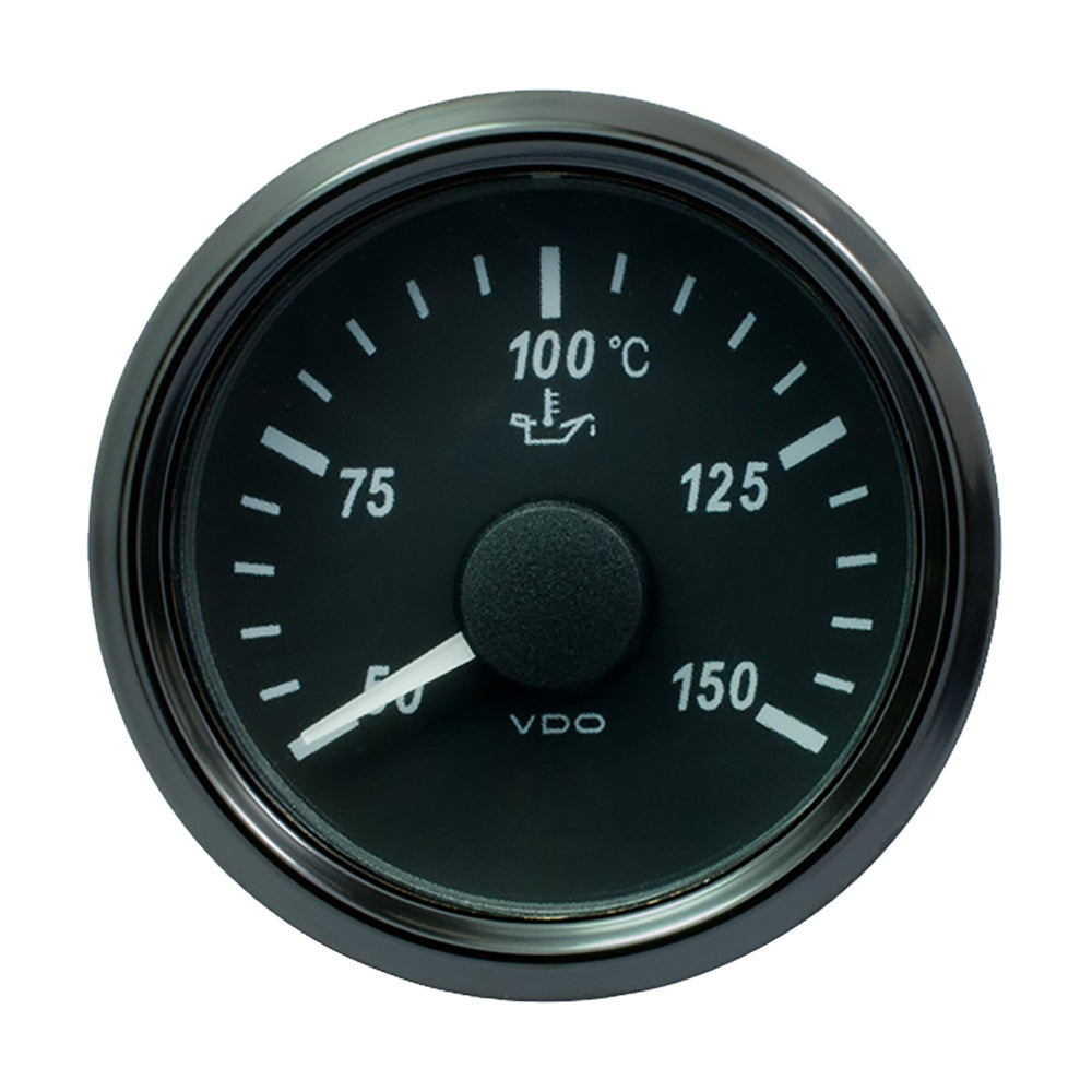 VDO SingleViu 52mm (2-1/16&quot;) Oil Temp. Gauge - 150 C - 322-18 Ohm [A2C3833380030]