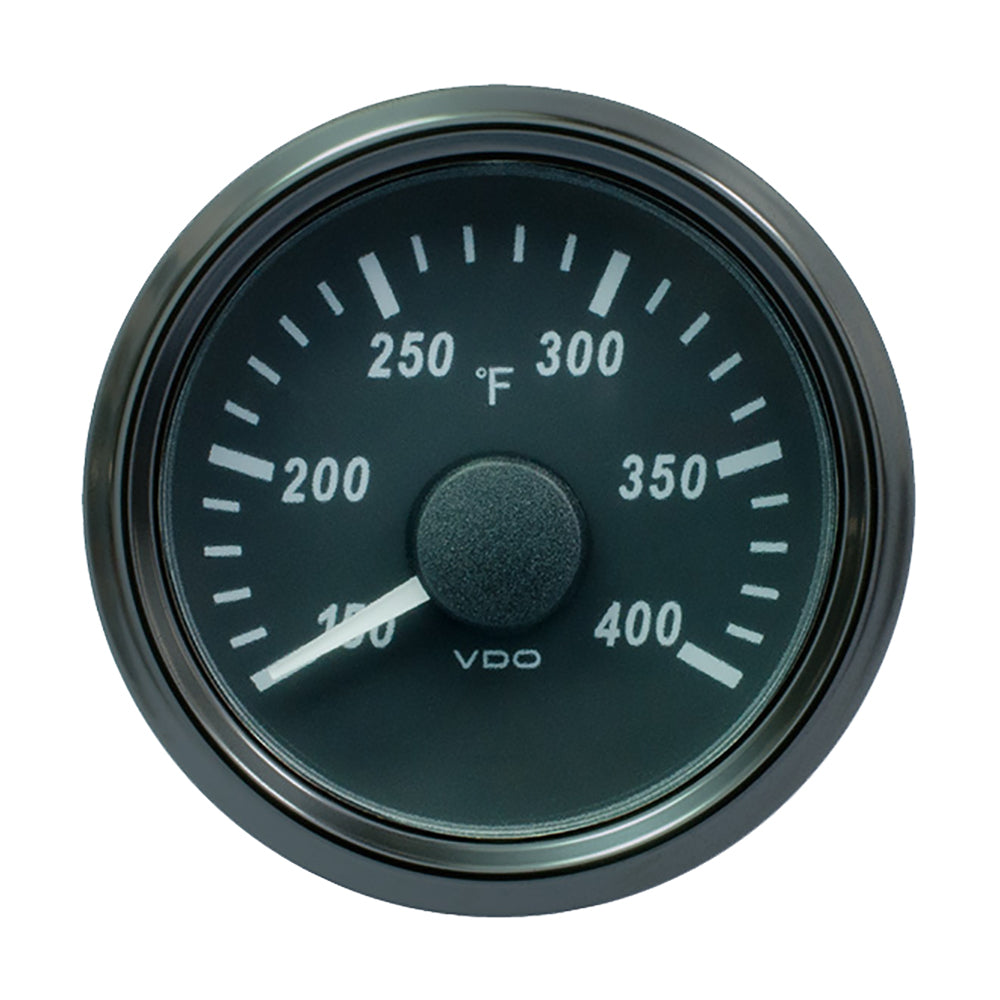 VDO SingleViu 52mm (2-1/16&quot;) Cylinder Temp. Gauge - 400F - 471-14 Ohm [A2C3833530030]