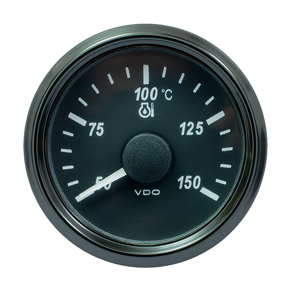 VDO SingleViu 52mm (2-1/16&quot;) Oil Temp. Gauge - Euro - 150 C - 322-18 Ohm [A2C3833390030]