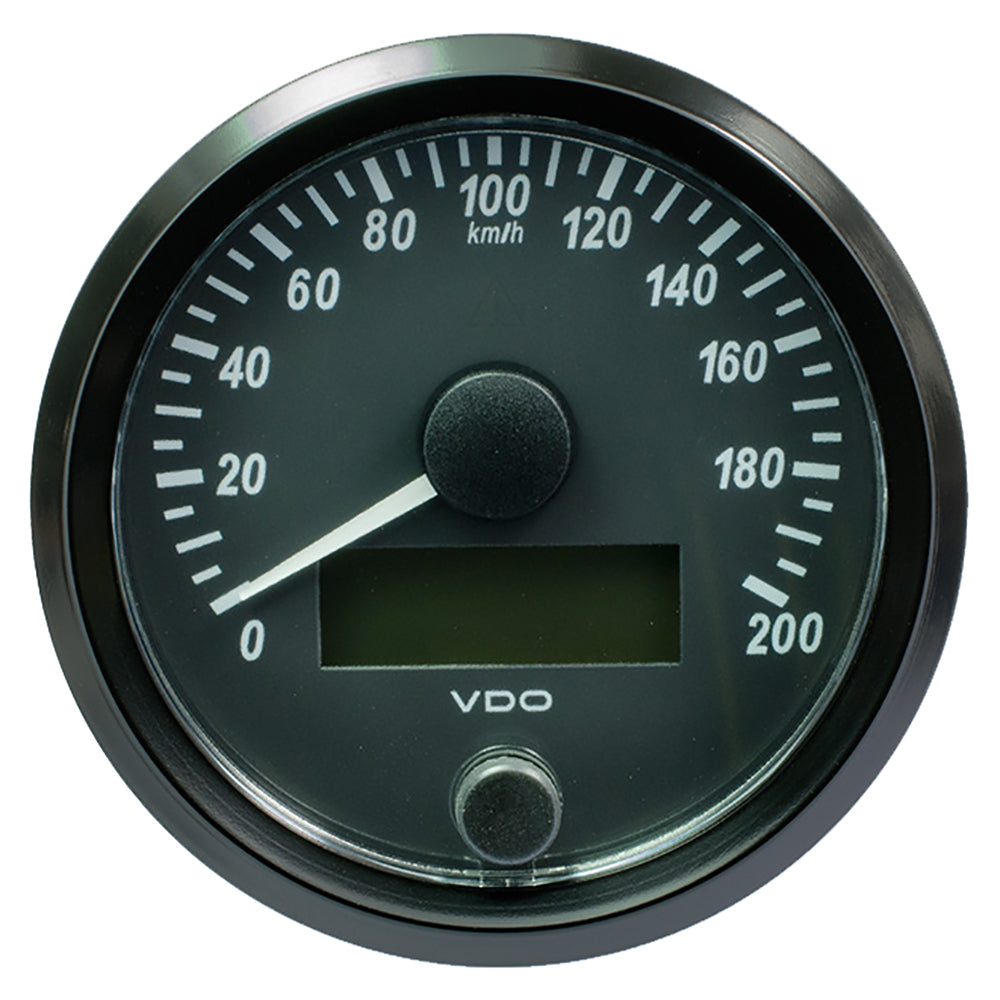 VDO SingleViu 80mm (3-1/8&quot;) Speedometer - 200 KM/H [A2C3832940030]