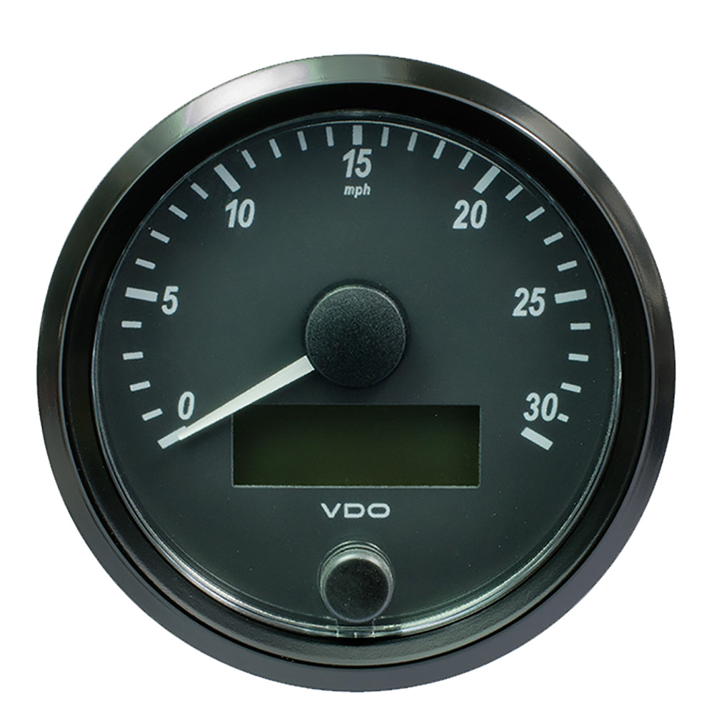 VDO SingleViu 80mm (3-1/8&quot;) Speedometer - 30 MPH [A2C3832880030]