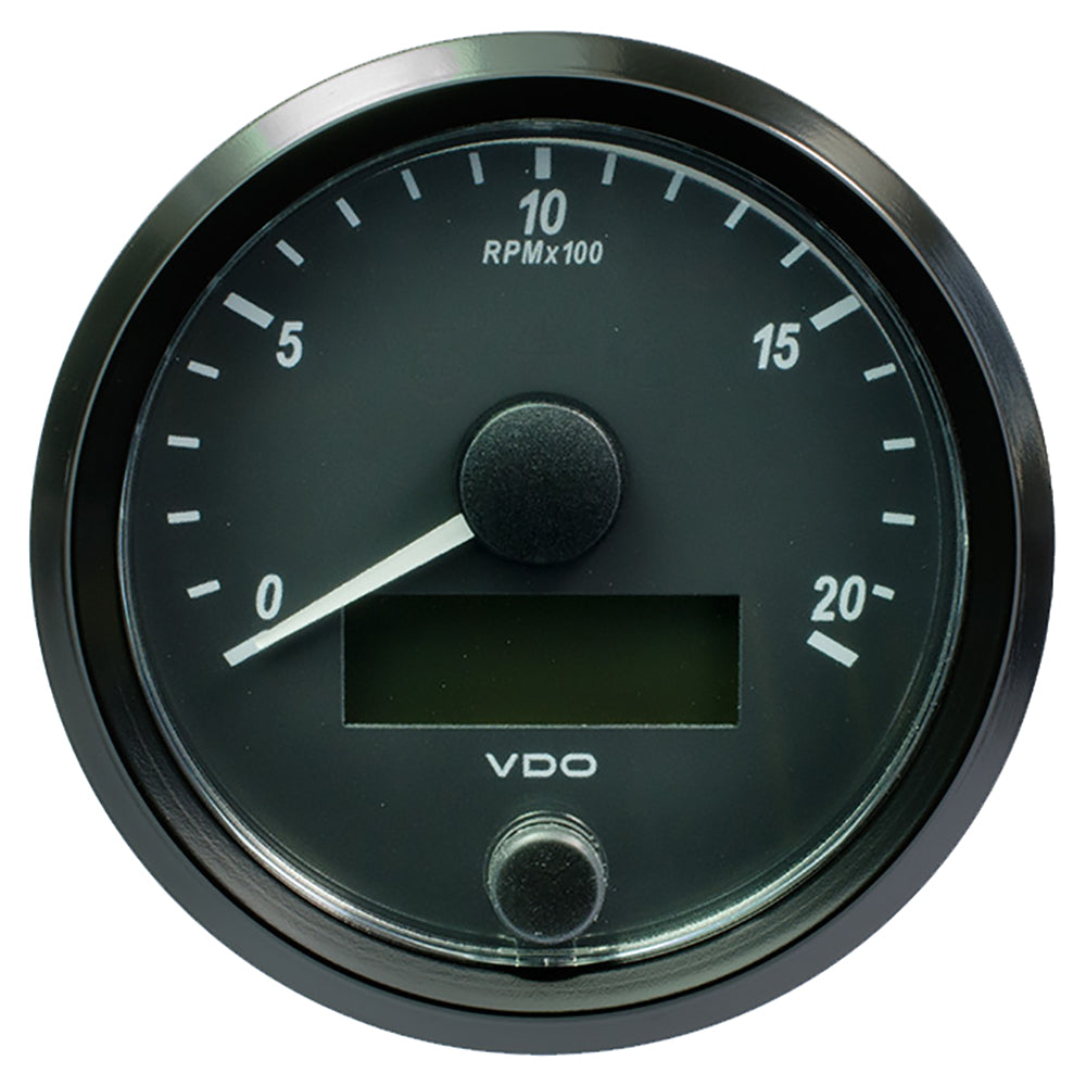 VDO SingleViu 80mm (3-1/8&quot;) Tachometer - 2000 RPM [A2C3832960030]